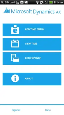 Dynamics AX android App screenshot 5